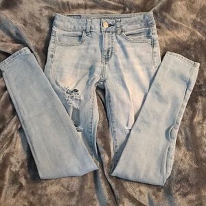 AMERICAN eagle distressed jeans
